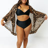 Let's Talk Leopard Overlay in Brown Curves Image - 1