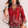 Stay Golden Floral Shift Top Image - 1