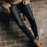 The Rhiannon Faux Leather High Waist Legging Image - 1