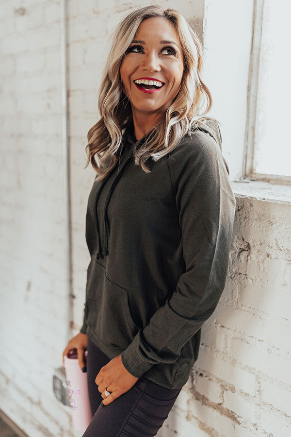 Go Go Gorgeous Hoodie In Olive