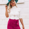 Soho Polished Sweater Top in White Image - 1