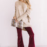 Cocoa And Chill Shift Sweater In Birch Image - 1