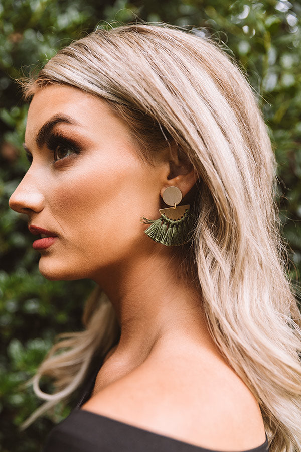 Soho Shine Tassel Earrings