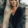 Peace, Love, And Lattes Crochet Top In Black Image - 1