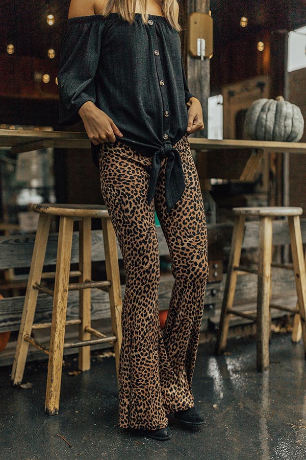 Windy City Leopard Flares