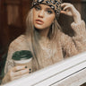 Check Meowt Leopard Beanie in Mocha Image - 1