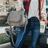 Windy City Crossbody in Dark Grey Image - 1
