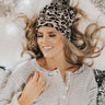 Check Meowt Leopard Beanie in Cream Image - 1