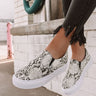 The Linden Snake Print Sneaker Image - 1