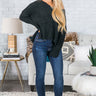 Stay Warm Shift Sweater In Black Image - 1