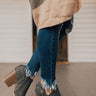 The Caitlyn Peep Toe Bootie In Army Green Image - 1