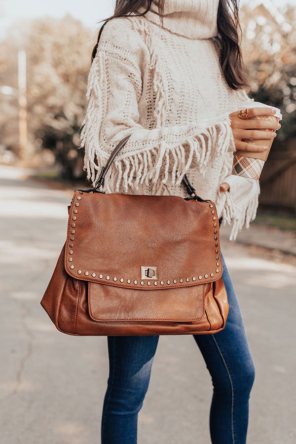 The James Tote In Brown