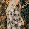 The Jet Set Type Plaid Button Up In Birch Image - 1