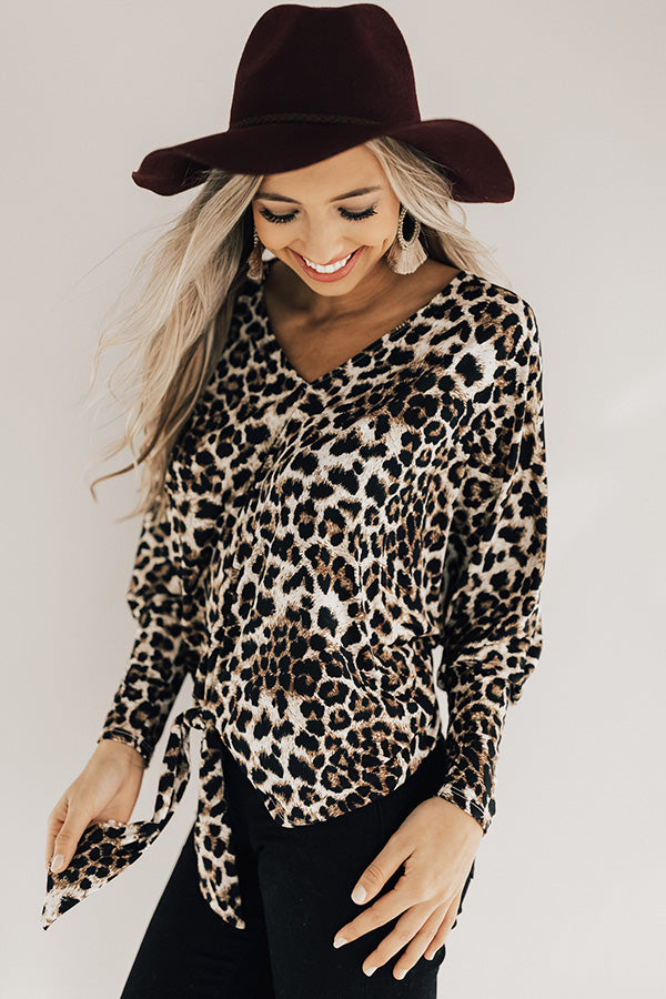 Date Night Darling Leopard Top Image - 3