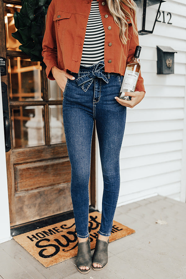 The Mimi High Waist Ankle Skinny