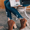 The Lillie Faux Suede Bootie Image - 1