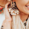 At The After Party Tortoiseshell Earrings In Birch Image - 1