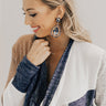 Vip Party Earrings In Sapphire Image - 1
