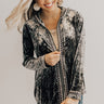 Whole Latte Love Embroidered Velvet Sweater Image - 1