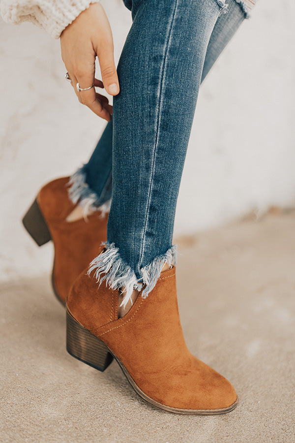 The Eloise Faux Suede Bootie