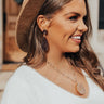 Forever Fierce Snake Print Earrings In Brown Image - 1