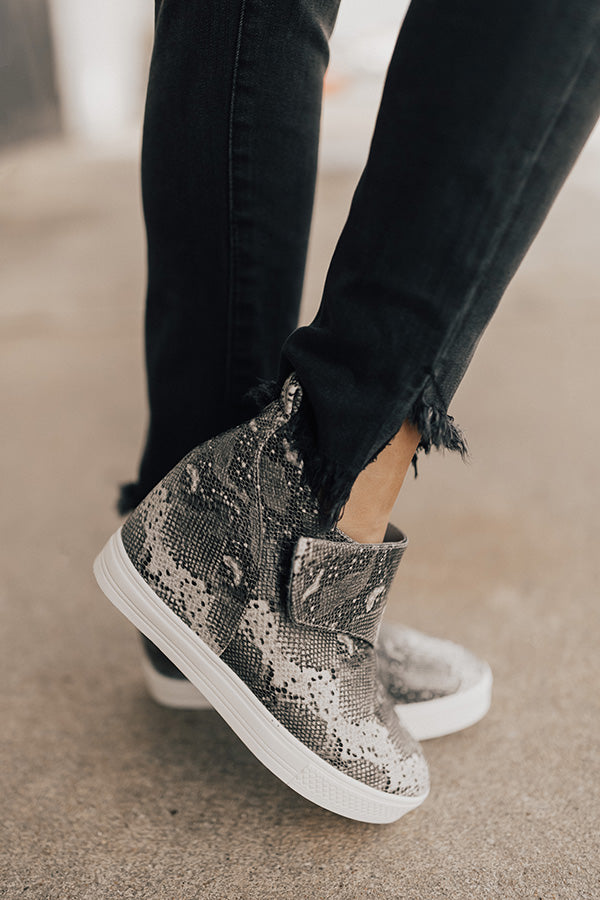 The Penny Lane Snake Print Bootie Image - 1