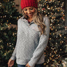 Skating In The City Quilted Shift Sweater Image - 1