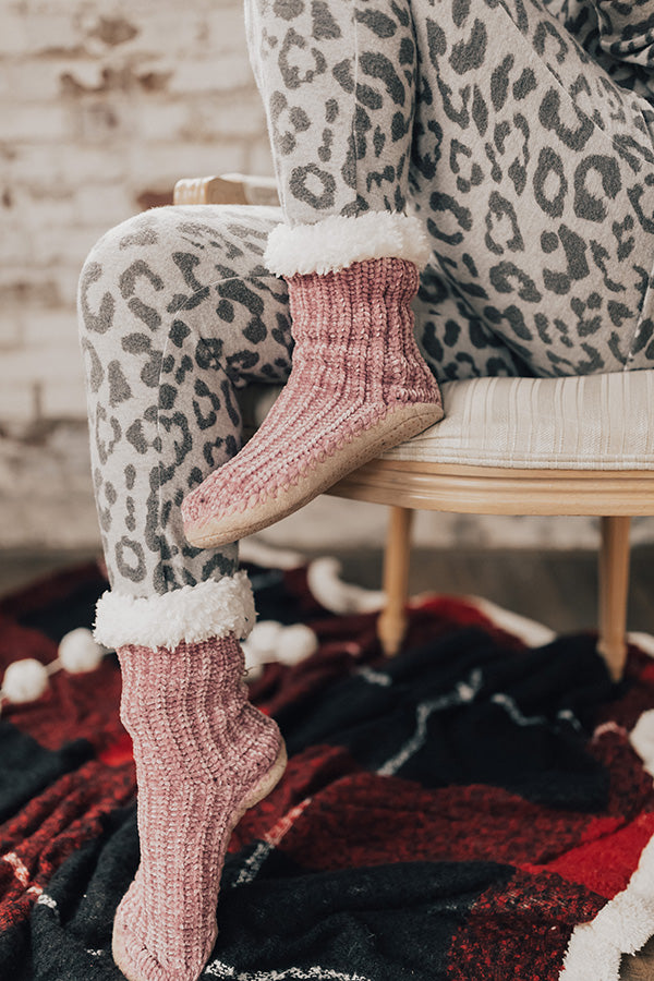 Snow Day Snuggle Chenille Slippers Image - 2