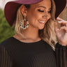 Queen Of Chic Tortoiseshell Earrings In Grey Image - 1