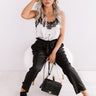 Sipping Champagne Satin Tank in Grey Image - 1