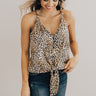 Party Hopping Leopard Tie Tank Image - 1