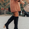 The Lynn Knee High Boot In Black Image - 1