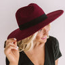 Touch Of Whimsy Hat In Merlot Image - 1