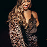 French Flurries Sherpa Lined Leopard Jacket Image - 1