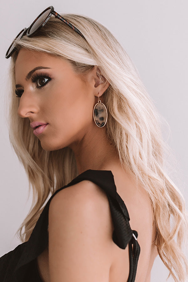 A Day In Paris Earrings In Tortoiseshell
