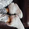 Soft And Sweet Hand-Knit Slippers In Taupe Image - 1