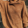 Softest Of Them All Chenille Sweater In Copper Image - 1