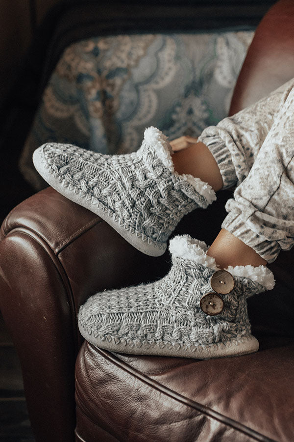 Leap Of Faith Hand-Knit Slippers