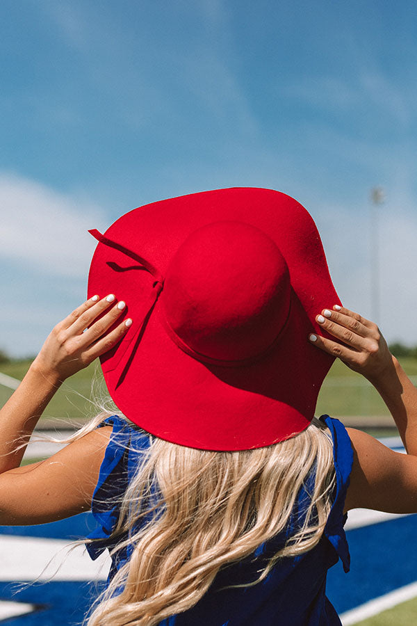 Living The Dream Hat In Red