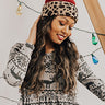 Spotted In The City Leopard Beanie In Wine Image - 1