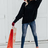 Softest Of Them All Chenille Sweater In Black Image - 1