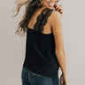 Weekend Luxe Lace Shift Tank in Black Image - 1