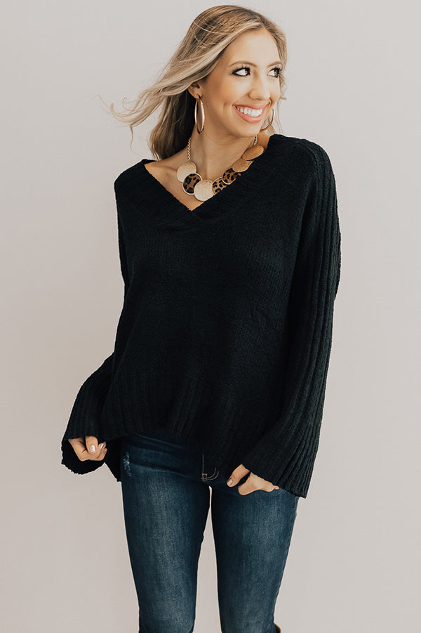 Frost And Frose' Shift Sweater In Black