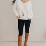 Stay Warm Shift Sweater In Ivory Image - 1
