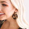 Fur Get-Me-Not Leopard Earrings Image - 1