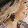 Squad Goals Snake Print Earrings in Cinnamon Image - 1