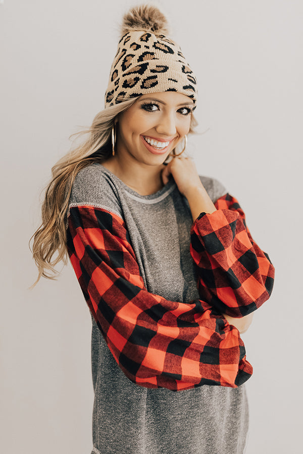 Vip Spot Leopard Beanie