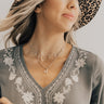 She's A Gem Layered Necklace Image - 1