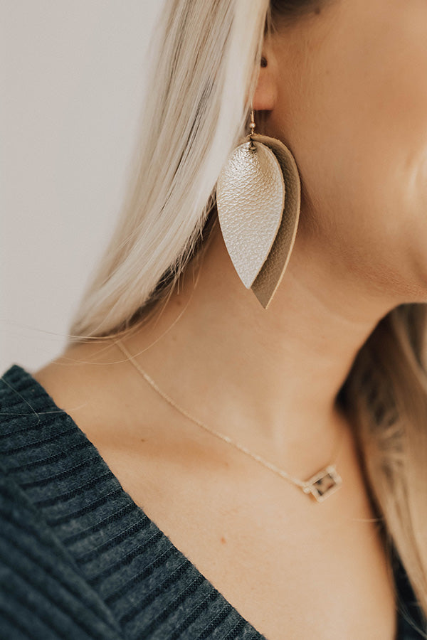 Having A Moment Earrings In Gold Image - 2