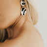 Spotted On The Slopes Earrings In Ivory Image - 1